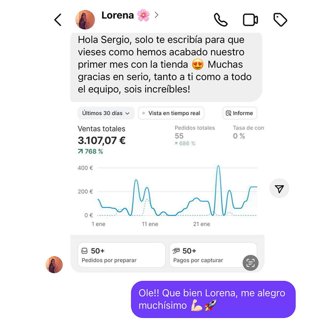 Testimonio de Lorena - Ecommerce Accelerator